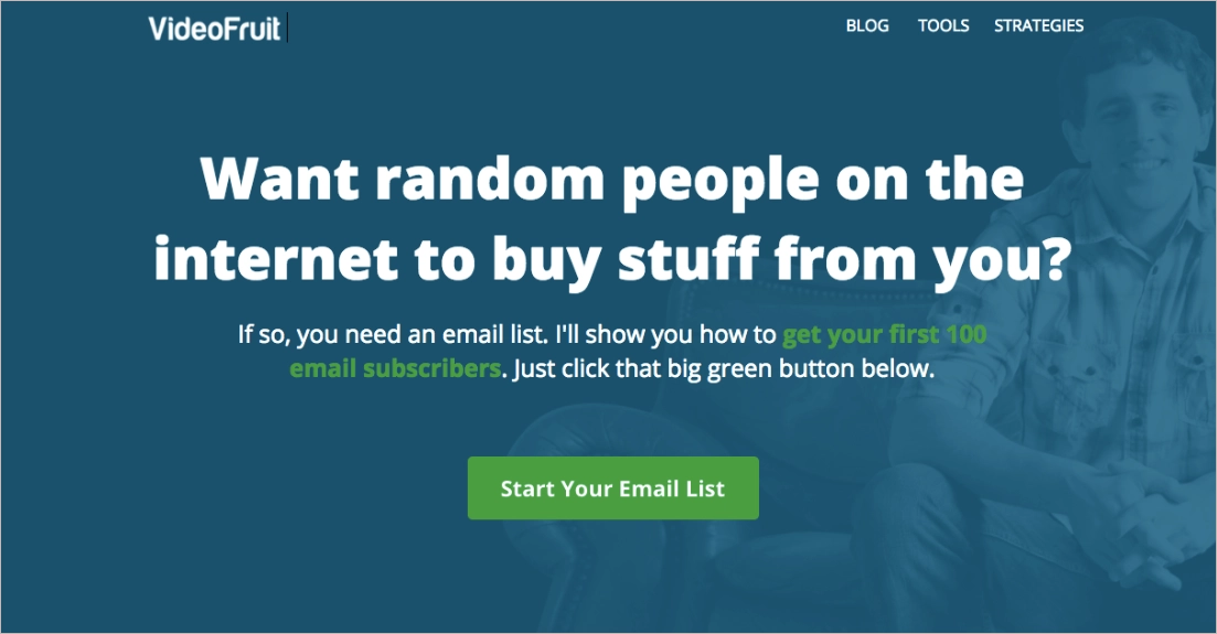 landing page components – compelling headline