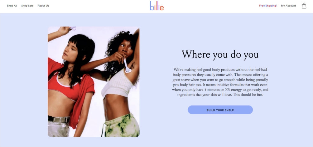 landing page components – Strong Unique Selling Proposition (USP)