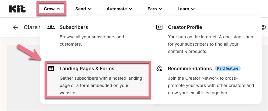Tworzenie formularza dla listy w Kit