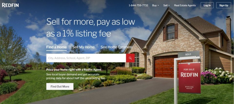 P&aacute;gina de destino do setor imobili&aacute;rio