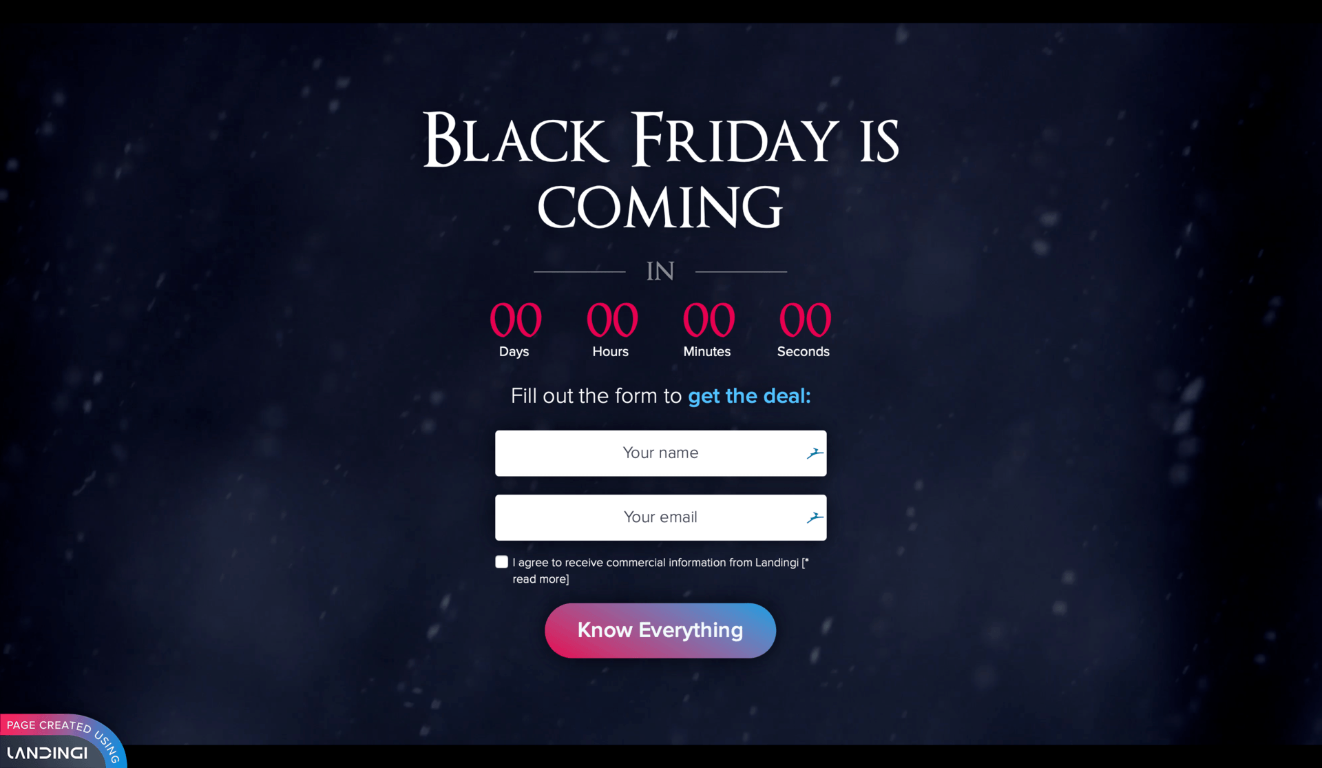 BF Landing Page Landingi