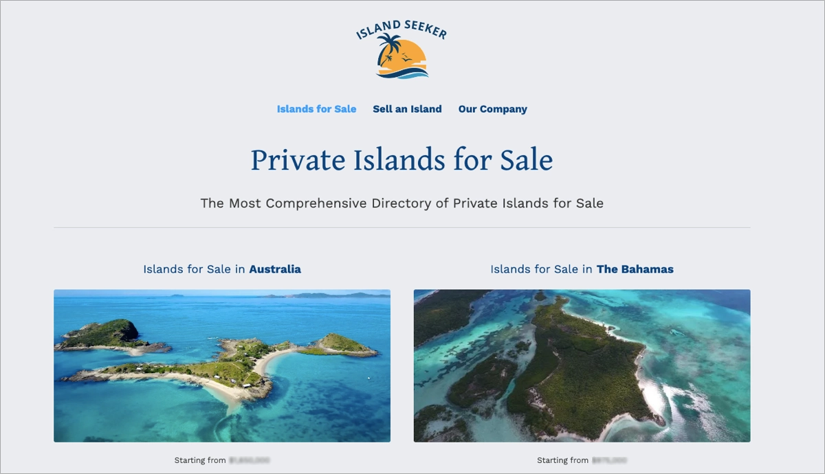 inmobiliaria landing page ejemplos