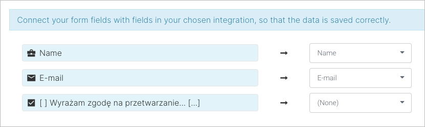 Connect Landingi fields with placeholder labels from LiveWebinar
