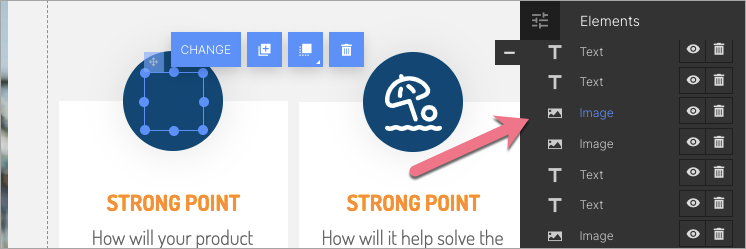 layers change landingi