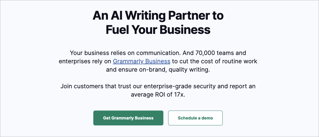 Beispiel f&uuml;r Copywriting f&uuml;r Conversion