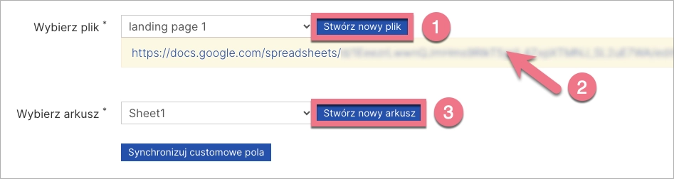 Integracja Landingi z Arkuszami Google
