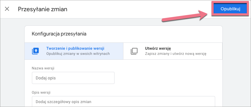 google tag manager landingi