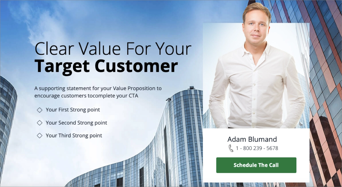 mejor plantilla para crear landing pages para inmobiliarias