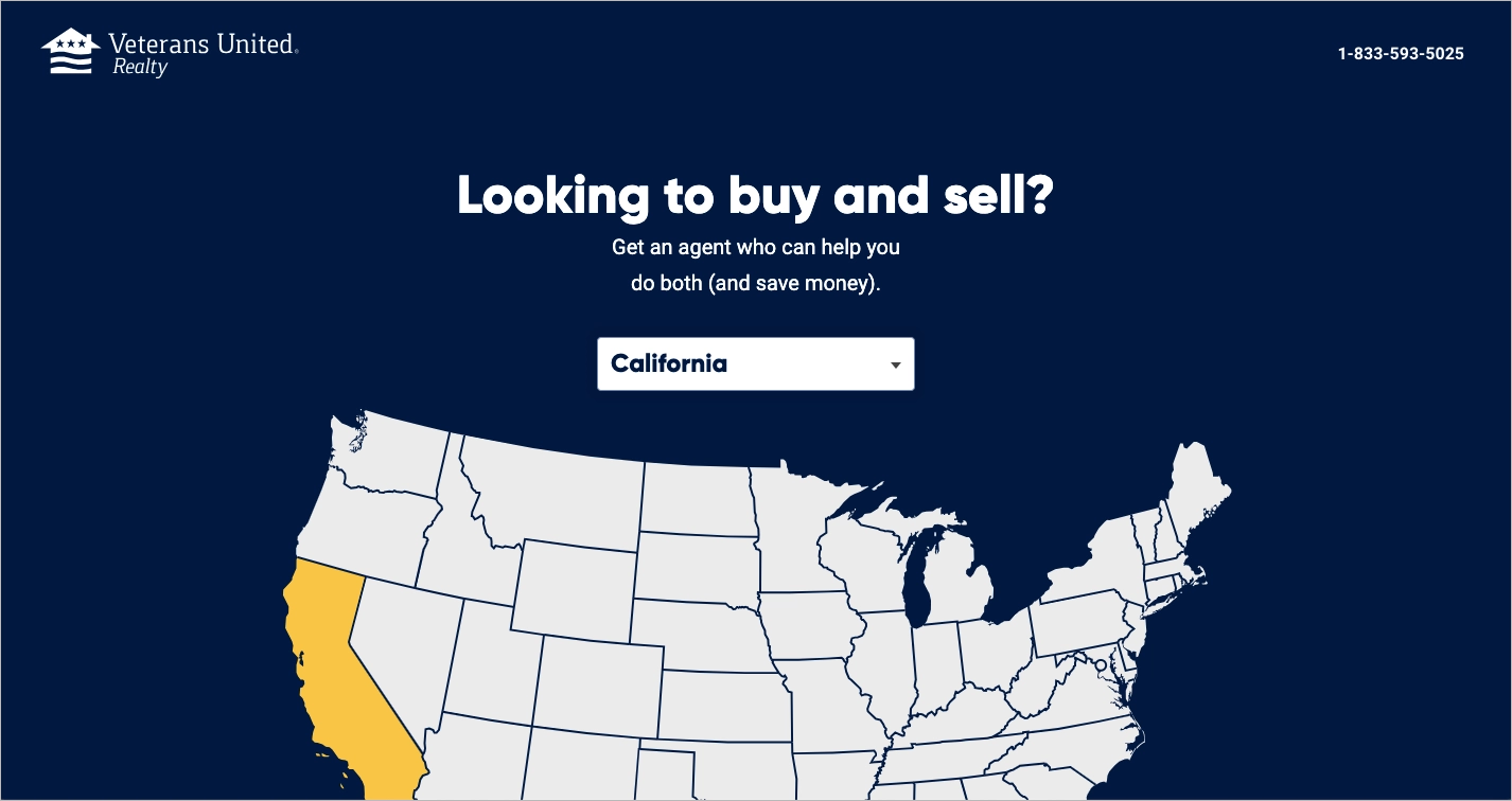 ejemplo interactivo landing page inmobiliario