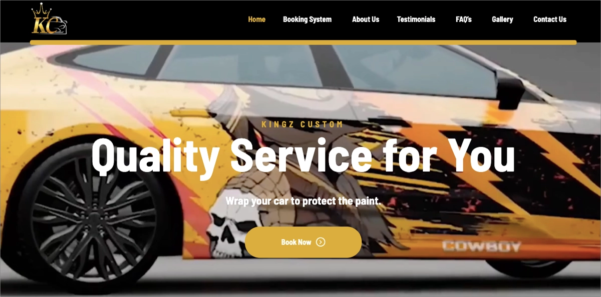 car refining service page