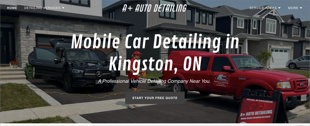visually appealing automotive page