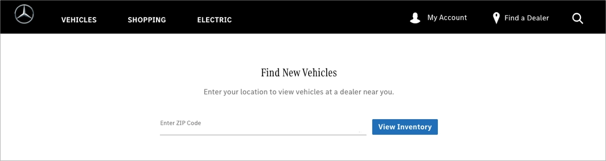 stand alone page for selling cars business