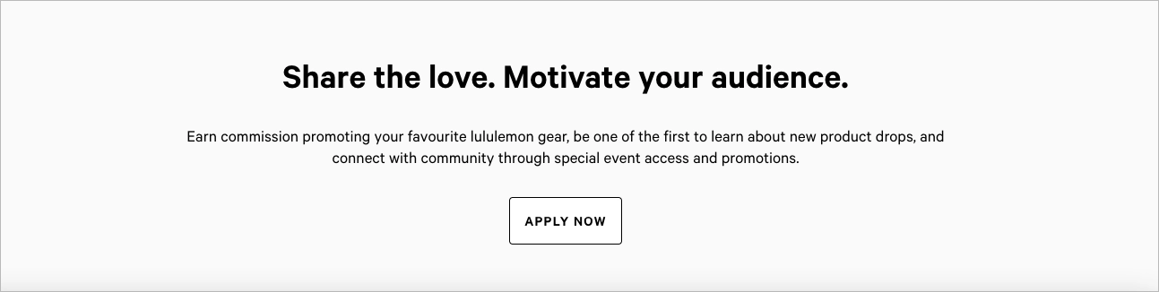 affiliate landing page.