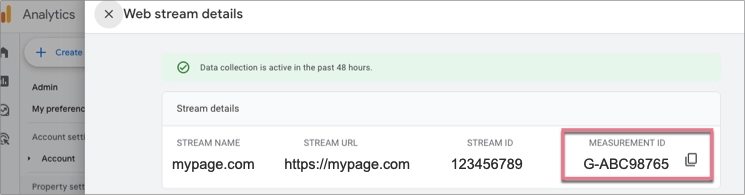 EventTracker and GA4 integration, measurement ID