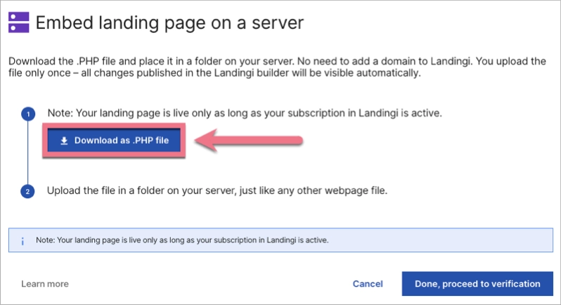 Downloading a PHP file