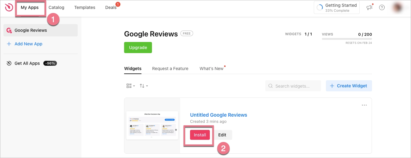 Instalowanie widgetu w Elfsight