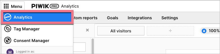 Piwik PRO integration with Landingi - analytics