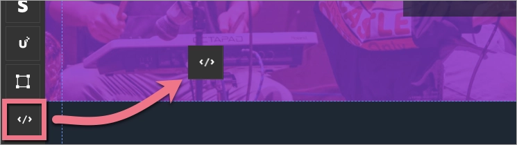 Adi&ccedil;&atilde;o de um widget HTML no construtor de landing page