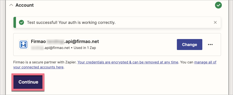 Firmao integration via Zapier