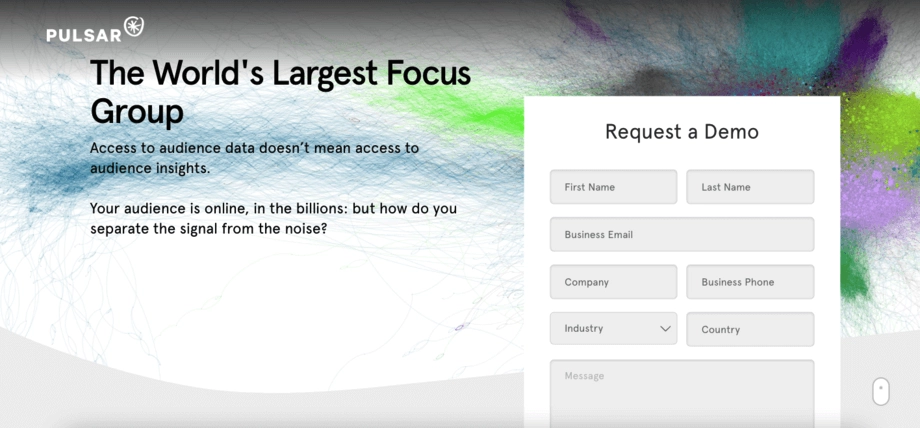 Too many forms making a call to action invisible