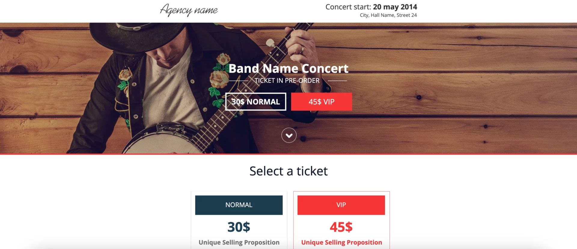 Landing page dla biznesu online lub sklepu e-commerce