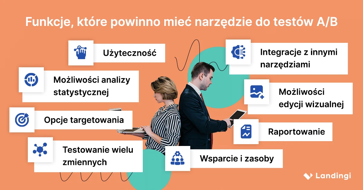 Osiem funkcji, kt&oacute;re powinno mieć narzędzie do test&oacute;w A/B