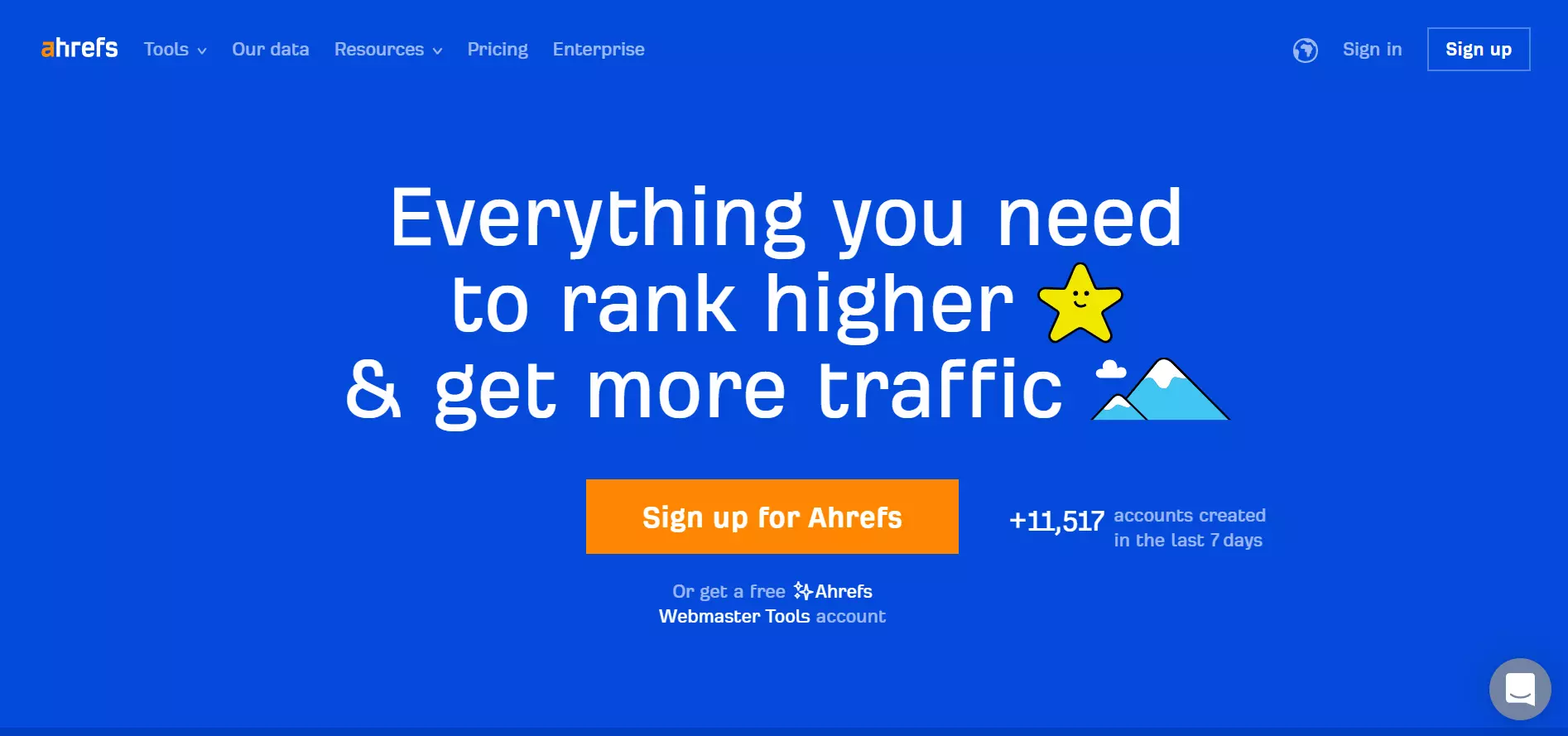 Platforma Ahrefs oferująca programatyczne rozwiązania