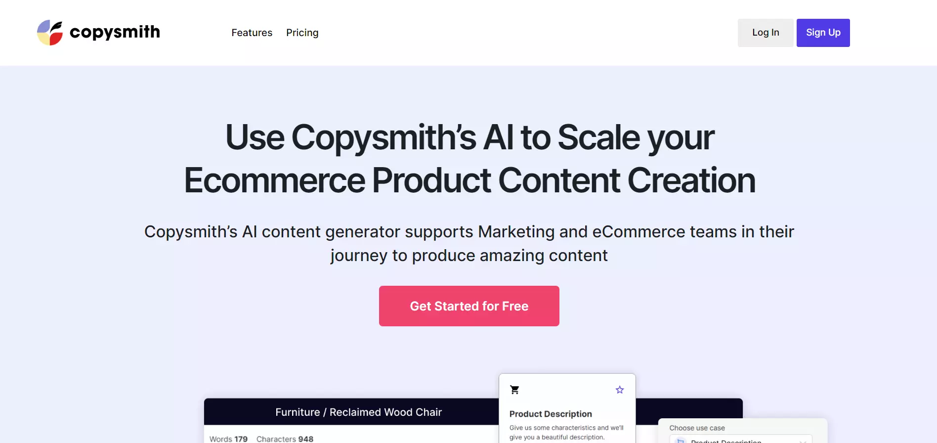 Copysmith - generator contentu AI