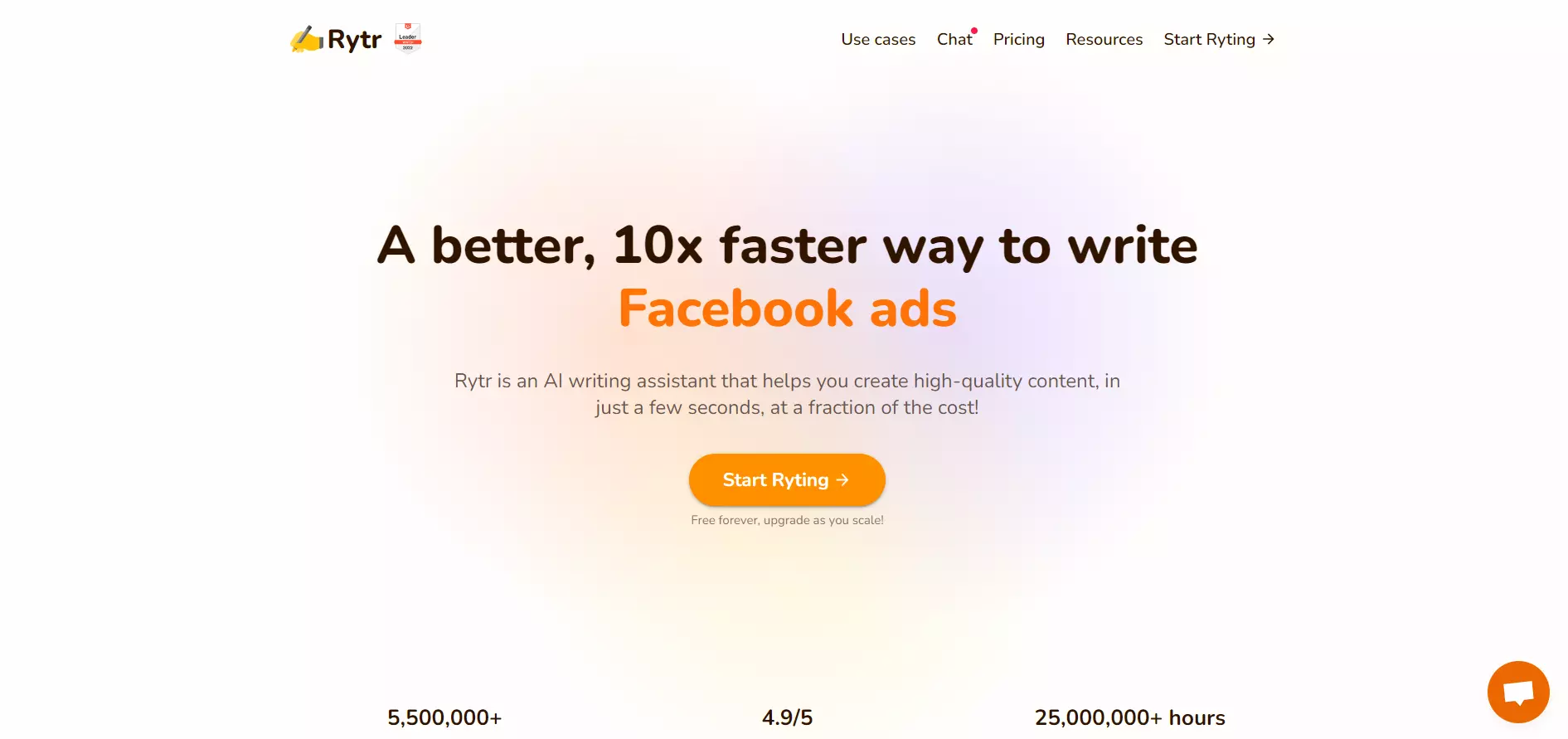 Rytr &ndash; generowanie treści AI dla Facebook Ads