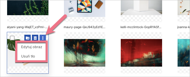 Asystent AI w Landingi dla usuwania tła obrazu