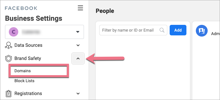 brand safety domains facebook