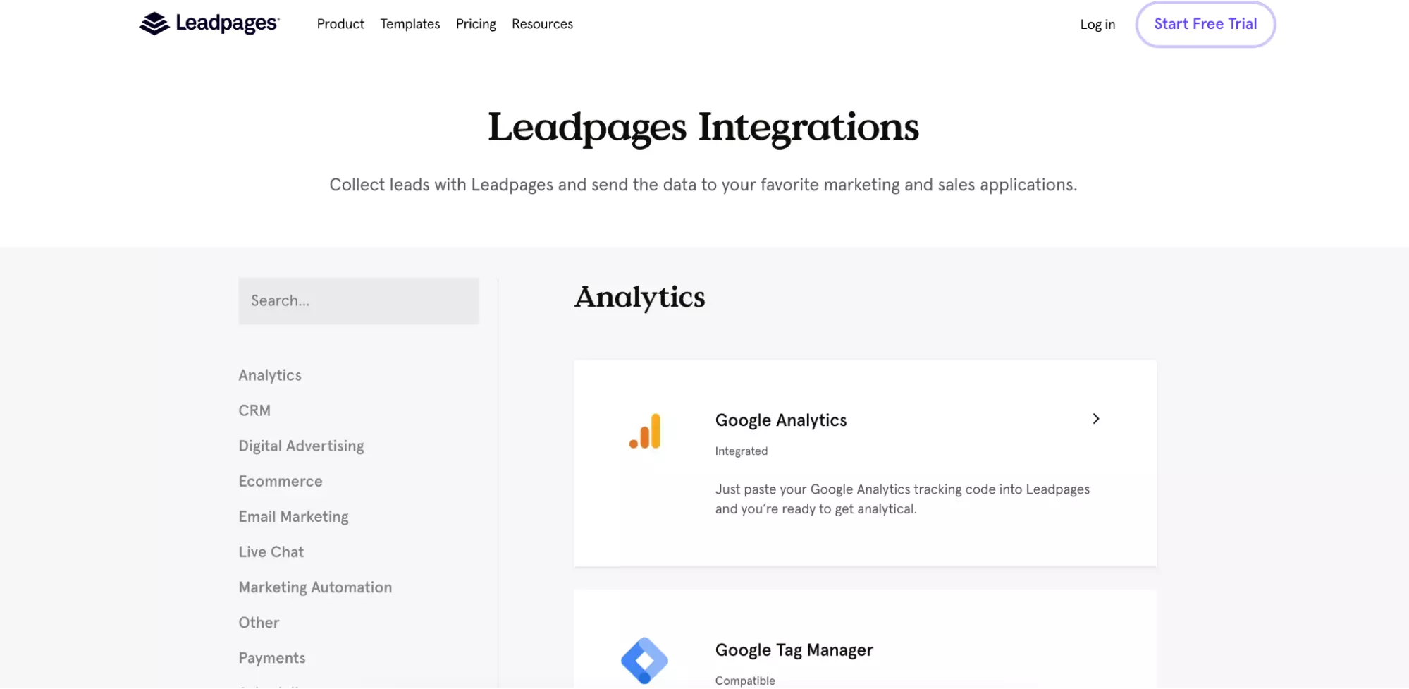 Leadpages Integrations