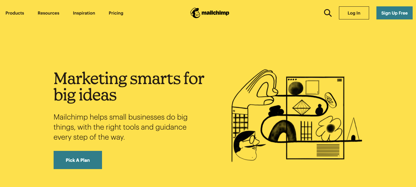 mailchimp vs instapage