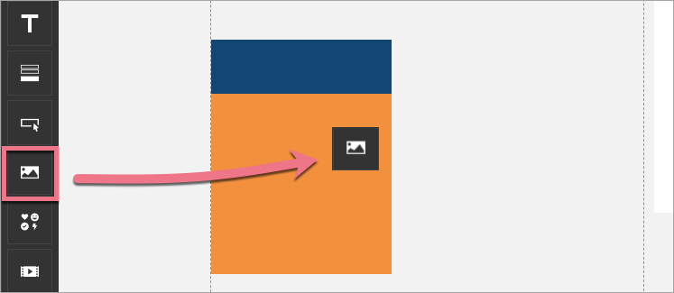 adding gifs in landingi editor