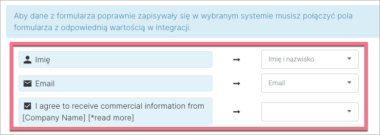 połącz getresponse z landingi