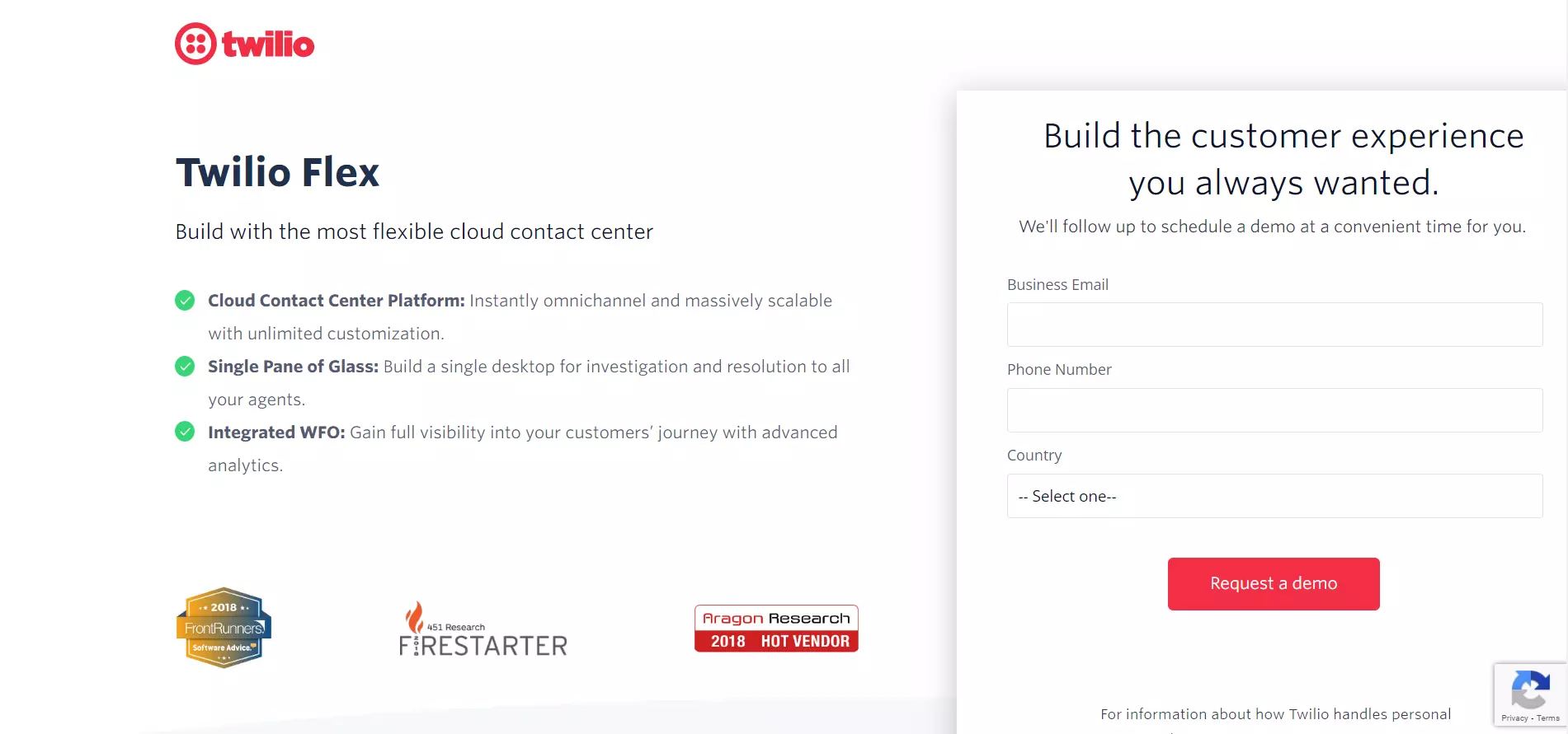landing page de captura de leads