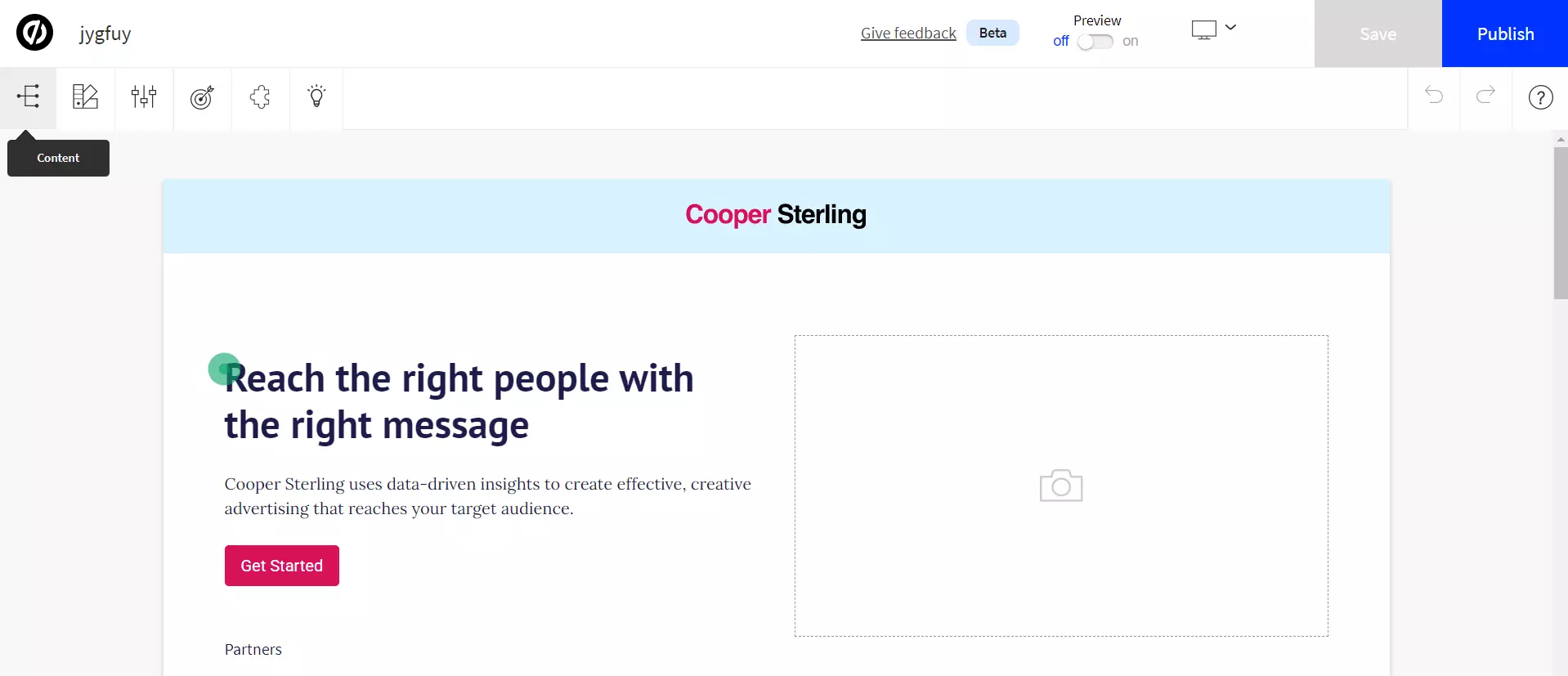 Kreator Smart Builder w Unbounce