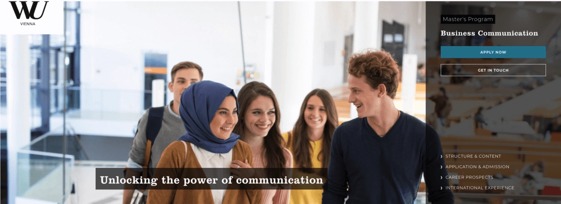 Como algumas outras institui&ccedil;&otilde;es educacionais, a Universidade de Viena apostou na simplicidade