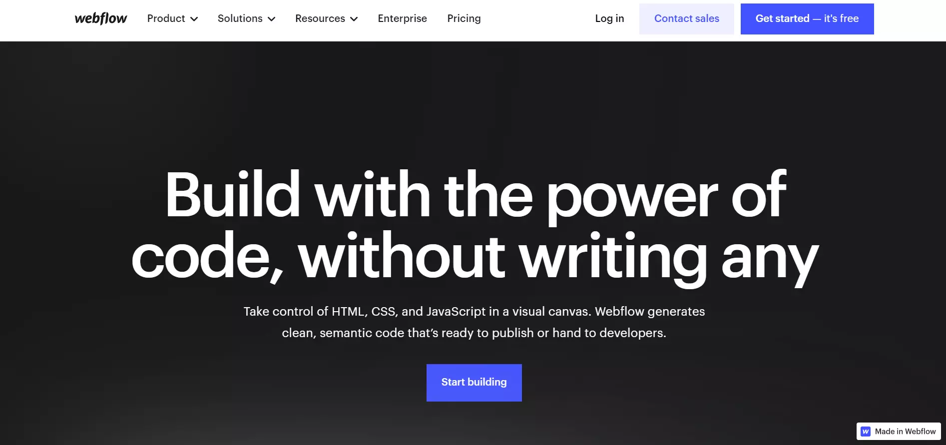 Webflow - narzędzie do kampanii programatycznej