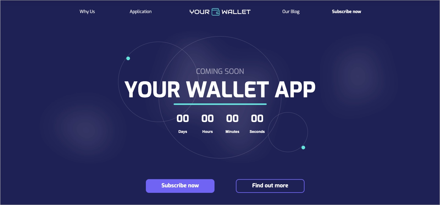 PPC landing page plantilla para una pr&oacute;xima campa&ntilde;a