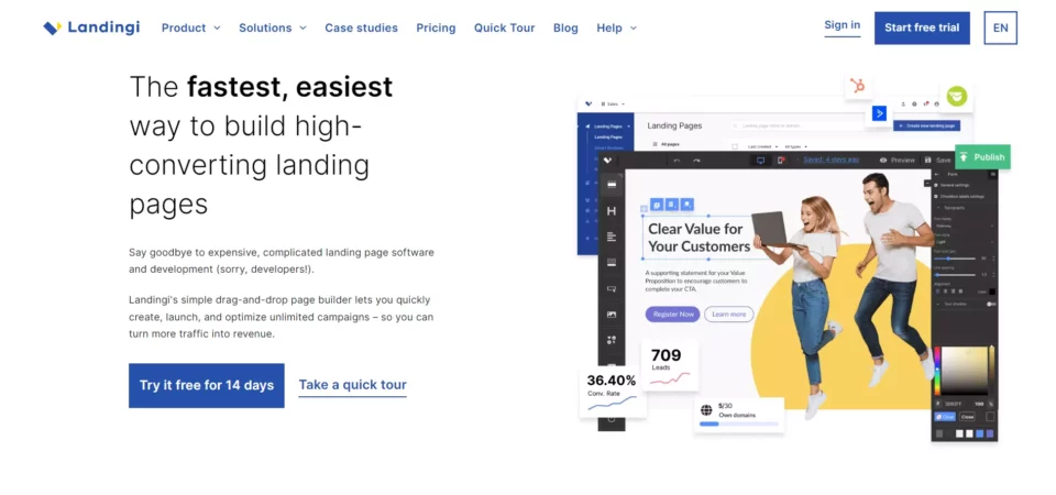 Landing page de SEO program&aacute;tico