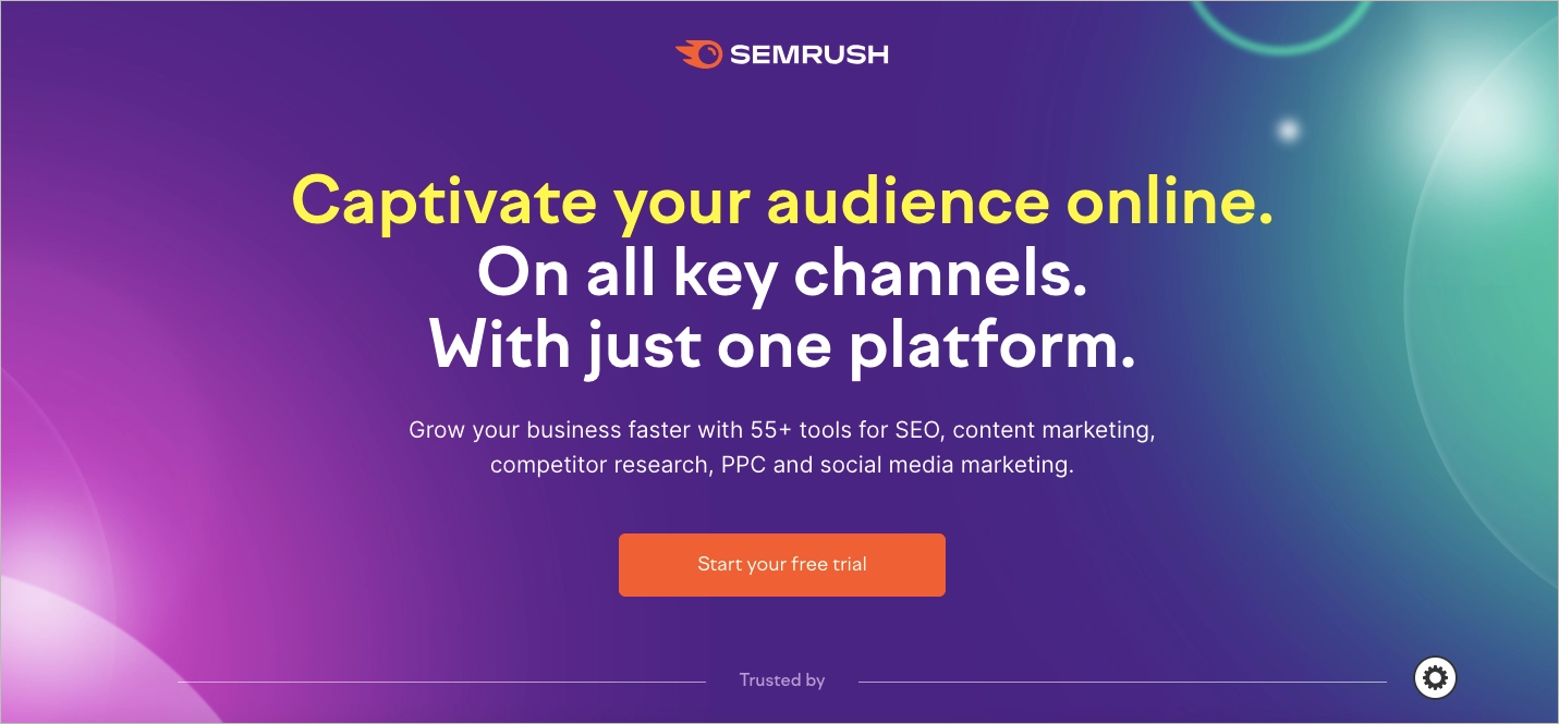 b2b landing page example