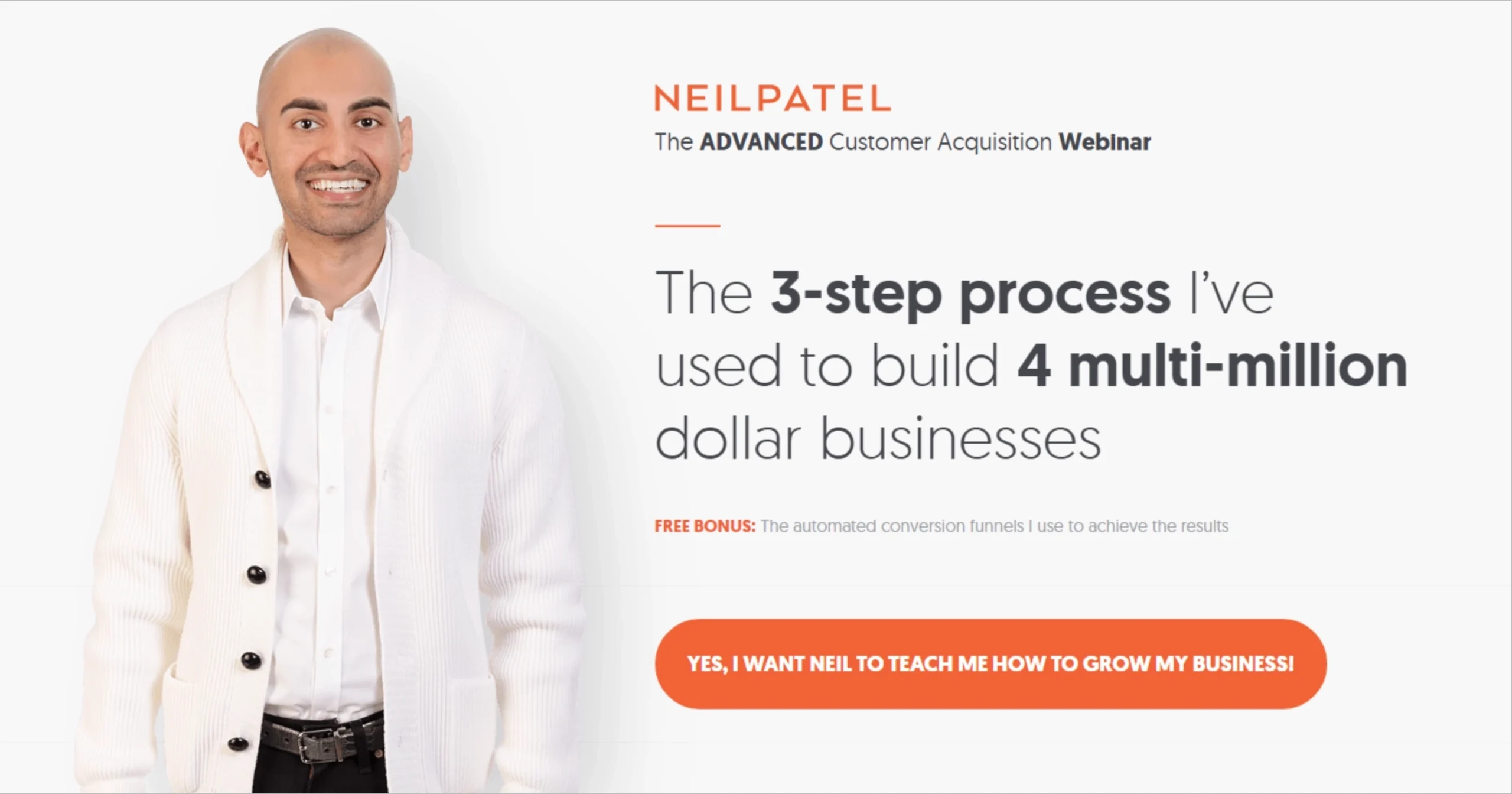 conversion rate optimization services by Neil Patel