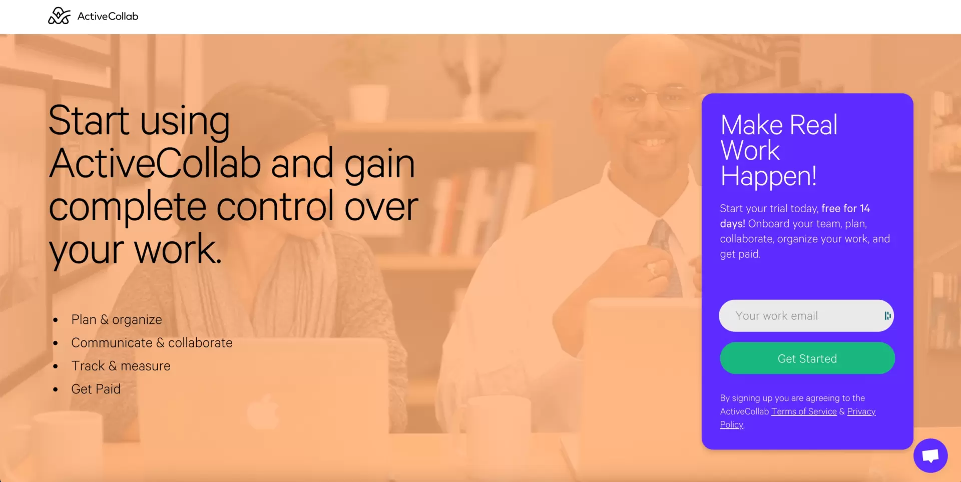 idealny landing page rejestracji