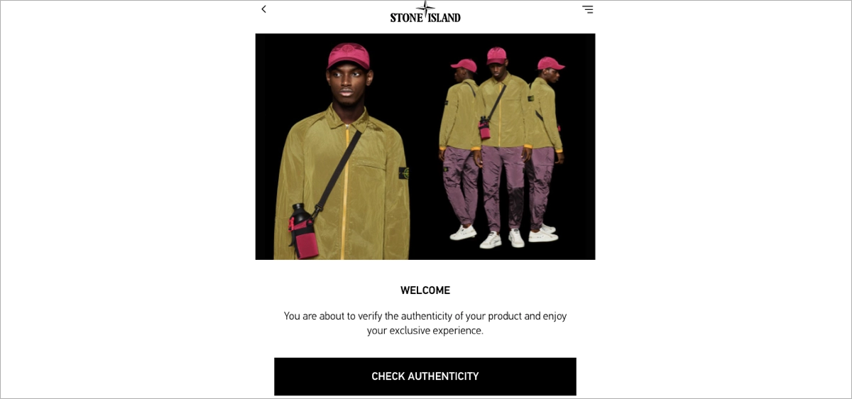 landing page codice qr