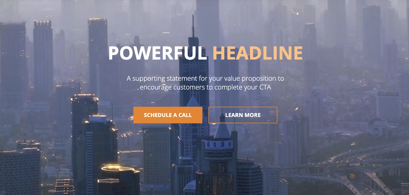 Optimierte CTA-Schaltfl&auml;che auf einer landing page