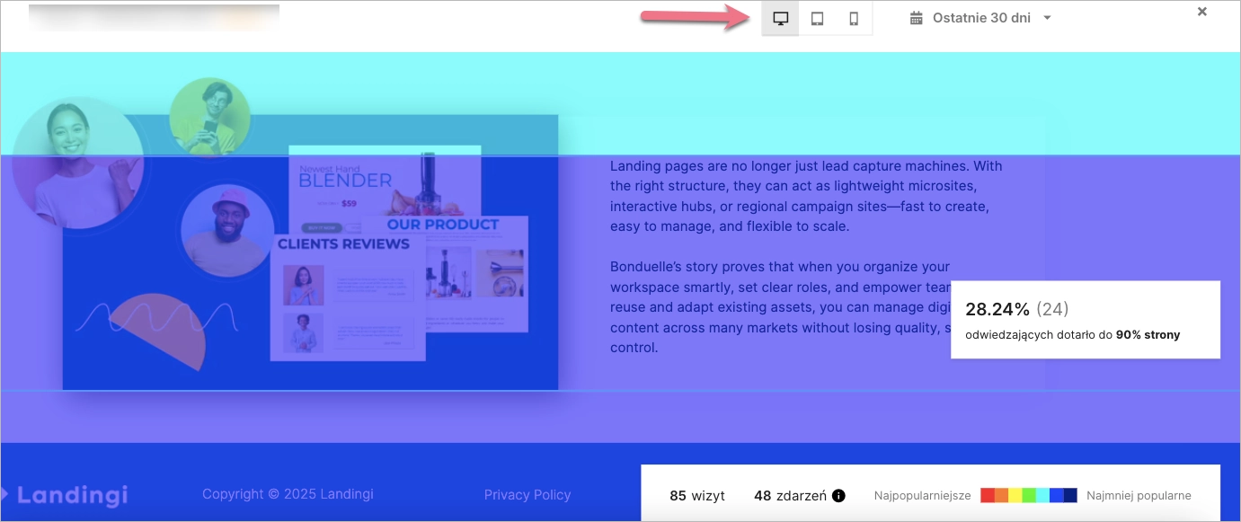 Gdzie znaleźć Mapę przewijania w Landingi &ndash; krok 4