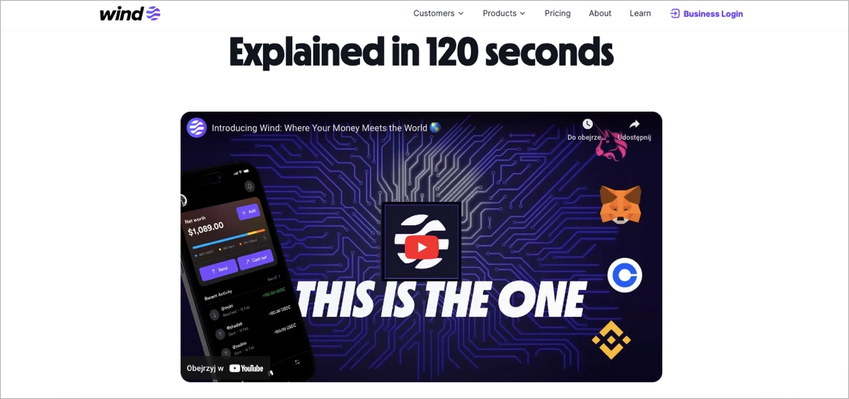 click through landing page example