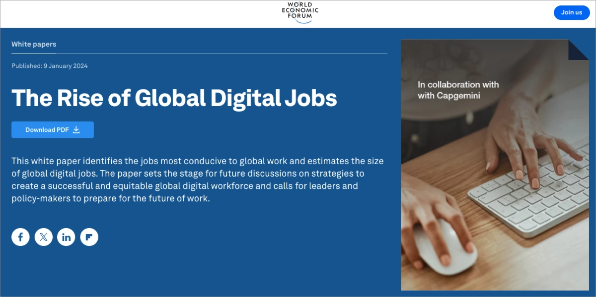 elementi visivi su landing page con carta bianca