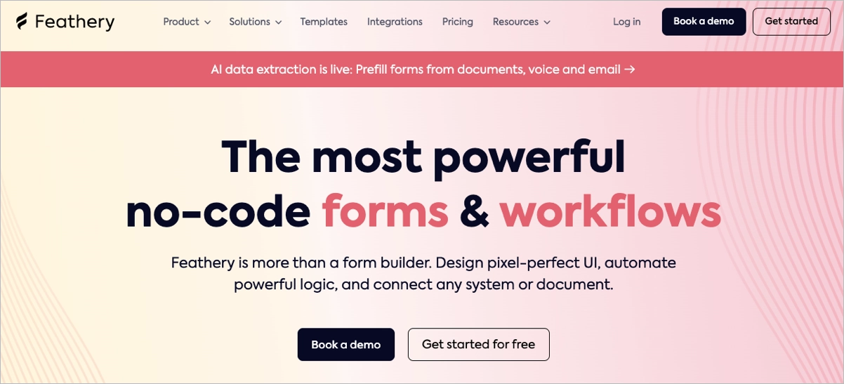 AI-Formularersteller Feathery